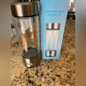 Portable Hydrogen Water Bottle - Silver